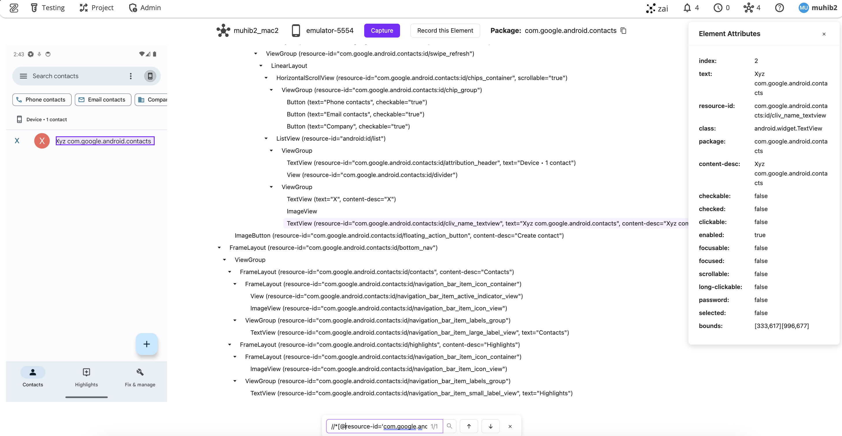 Mobile inspector